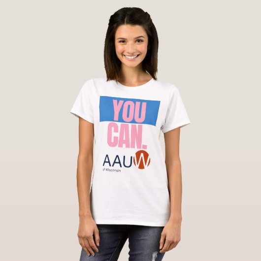 AAUW-shirt T-shirt (Voorkant volledig)