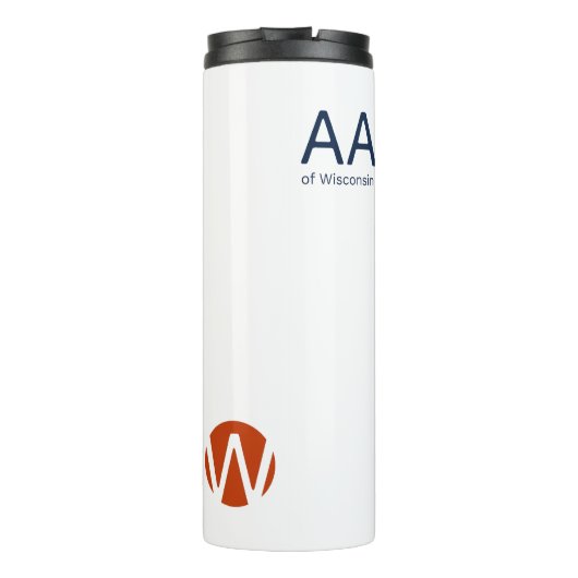 AAUW-tumbler Thermosbeker (Achterkant)