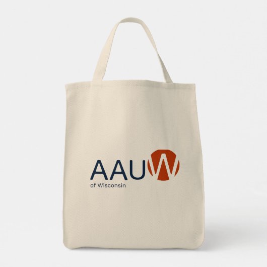 AAUW Wisconsin Tote Bag (Achterkant)