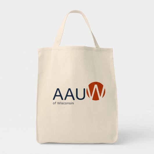 AAUW Wisconsin Tote Bag (Voorkant)