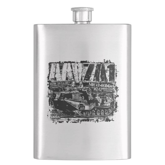 AAV-7A1 Heupkolf klassieke kolf Flacon (Voorkant)