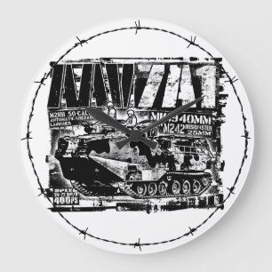 AAV-7A1 Large Clock Acrylic Wall Clock Grote Klok