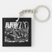 AAV-7A1 Sleutelhanger AcrylSleutelhanger (Achterkant)