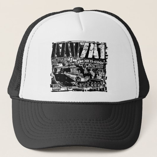 AAV-7A1 Trucker Hat Trucker Hat Pet (Voorkant)