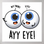 Aay Eye Funny AI Pun Poster (Voorkant)
