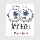 Aay Eye Funny AI Pun Sticker (Vel)