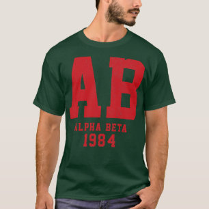 AB Alpha Beta 1984  broederschap Wraak van t T-shirt
