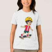 Ab auf die Skaterbahn Tri-Blend Shirt (Voorkant)