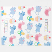 AB Blanket/ABDL Blanket/Baby Blanket/Cute Fleece Deken (Voorkant (Horizontaal))