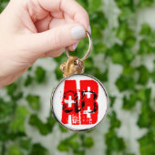 AB + Bloedtype - Sleutelhanger (Hand)