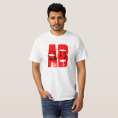 AB- Bloedtype Tee Shirt (Voorkant volledig)