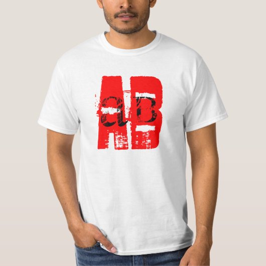 AB- Bloedtype Tee Shirt (Voorkant)