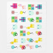 AB Cute/Cute Baby design/Adult Baby deken (Voorkant)