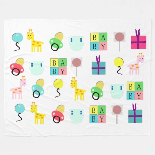 AB Cute/Cute Baby design/Adult Baby deken (Voorkant (Horizontaal))