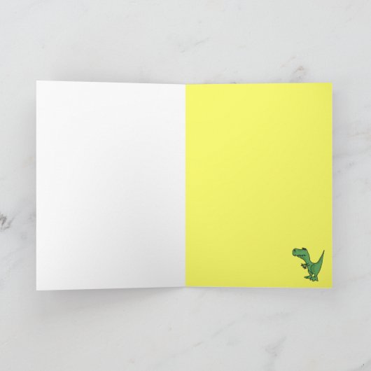 AB de Kaart van de Verjaardag van t-Rex (Binnen)