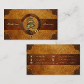 AB- en BA-leermonogram Visitekaartje (Voorkant / Achterkant)