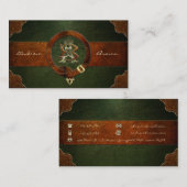 AB- en BA-leermonogram Visitekaartje (Voorkant / Achterkant)