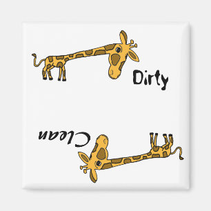 AB- Grappige Giraffe Vaatwasser Magnet