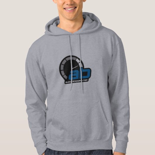 AB Hoodie [Hold Stumt] grå (Voorkant)