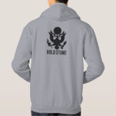 AB Hoodie [Hold Stumt] grå (Achterkant)