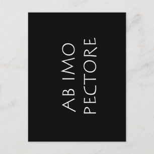 Ab imo pectore briefkaart