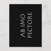 Ab imo pectore briefkaart (Voorkant)