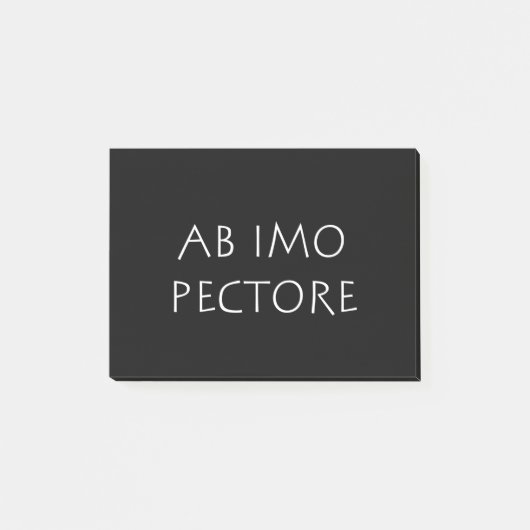 Ab imo pectore post-it® notes (Voorkant)