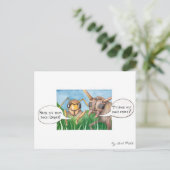 Ab in den Biergarten und ein Bier trinken, deutsch Briefkaart (Staand voorkant)