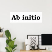 Ab initio poster (Thuiskantoor)