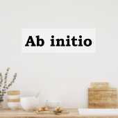 Ab initio poster (Keuken)
