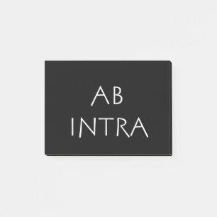 Ab intra post-it® notes