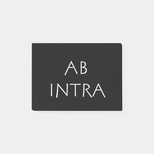 Ab intra post-it® notes (Voorkant)