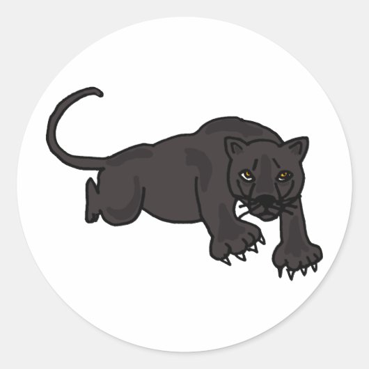 AB- Leaping Panther Stickers (Voorkant)