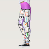 AB leggings/Alphabet Leggings/AB draag 2017 Leggings (Links)