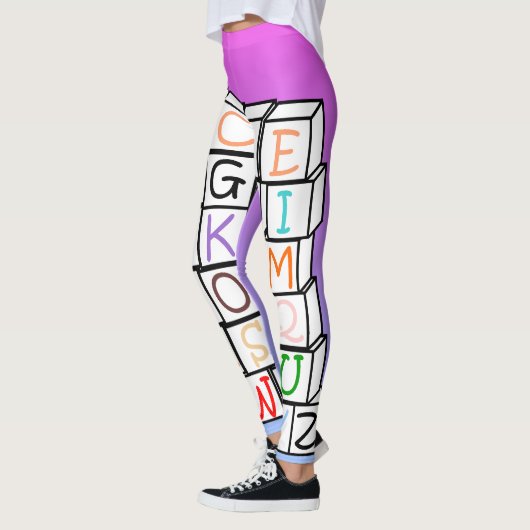 AB leggings/Alphabet Leggings/AB draag 2017 Leggings (Links)
