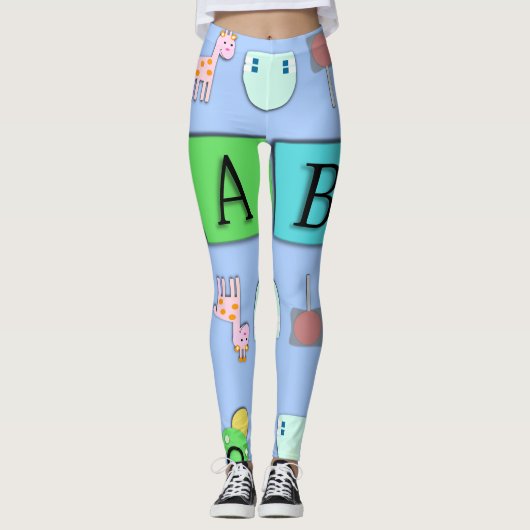 AB leggings/volwassen Baby Super Cute/ Baby4Life Leggings (Voorkant)