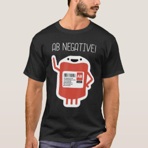 Ab Negatieve Bloedgroep Ab Negatieve Bloeddonor Ph T-shirt