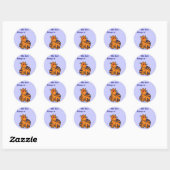 AB- Schattige Funny Cat Book Sticker (Vel)