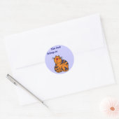 AB- Schattige Funny Cat Book Sticker (Envelop)