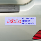 ABA BUMPERSTICKER (Op auto)