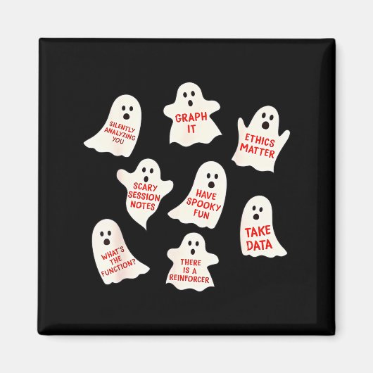 Aba Halloween Behavior Fall Applied Behavior Ysis  Magneet (Voorkant)