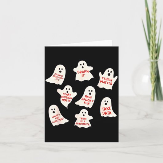 Aba Halloween-gedrag Herfst Toegepaste Gedragsanal Kaart (Voorkant)