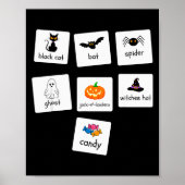 Aba Halloween Special Education Teacher Behavior Y Poster (Voorkant)