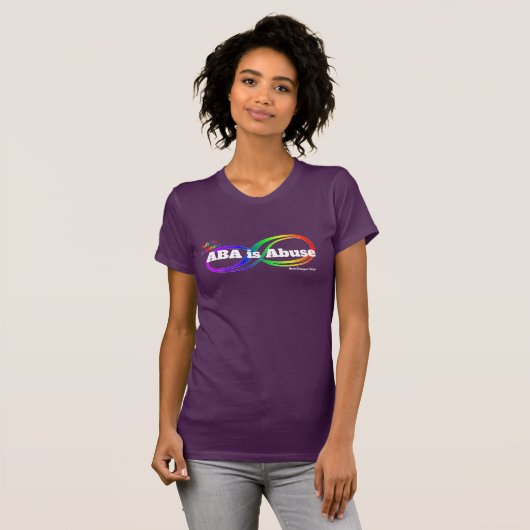 ABA is misbruikt - Neurodivergent Rebel T-Shirt (Voorkant volledig)