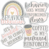 ABA-Stickers, Gedragsanalysefigering, gedragstechn Sticker (Voorkant)