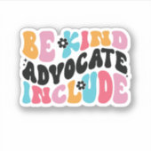 ABA Therapeut, Autisme Bewustzijn, ADHD Sticker (Voorkant)