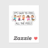 ABA-therapeut, logopedie, BCBA, geestelijke gezond Sticker (Vel)