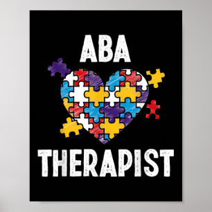 ABA Therapeut Training Gedragsanalist Autisme Poster
