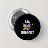 ABA Therapeut Training Gedragsanalist Autisme Ronde Button 5,7 Cm (Voorkant /achterkant)