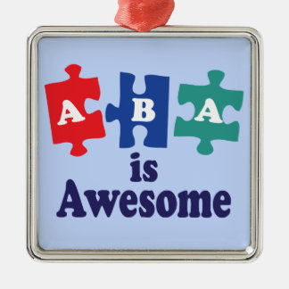 ABA-therapie is Geweldige Metalen Ornament